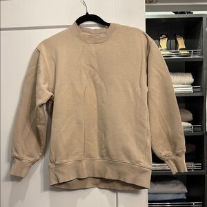 TNA Crewneck Sweatshirt in Beige